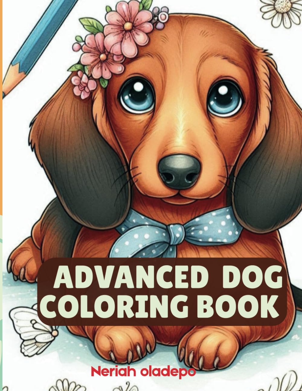 Cover of Advanced Dog Coloring Book